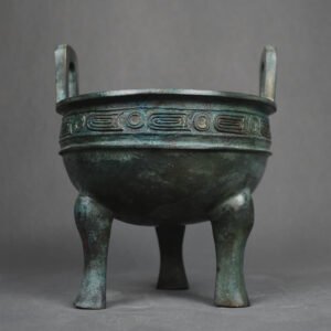 Imitation Ancient Bronze Ware, Copper Round Ding, Zilong Ding, Pure Copper Ornament