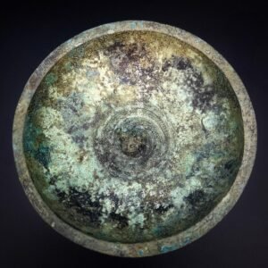Kui-patterned Coiling Dragon Plate, Antique Imitation Bronze Ware, Intangible Cultural Heritage Handicraft, Decoration for Foyer & Office