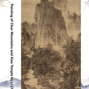 Northern Song Dynasty Li Cheng’s Painting of Clear Mountains and Xiao Temple, Landscape Traditional Chinese Painting, Giclée Decorative Print, 56×111.4 cm, for Replication and Copying