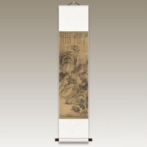 Chinese - style ancient - style traditional Chinese painting, silk and silk cloth hanging scrolls, ancient paintings4