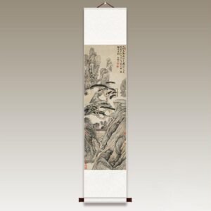 Chinese - style ancient - style traditional Chinese painting, silk and silk cloth hanging scrolls, ancient paintings5