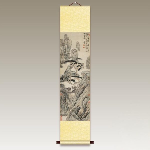 Chinese - style ancient - style traditional Chinese painting, silk and silk cloth hanging scrolls, ancient paintings5 - Image 2